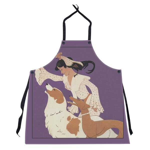 Vintage Dog Biscuit Poster Apron - 27 x 30