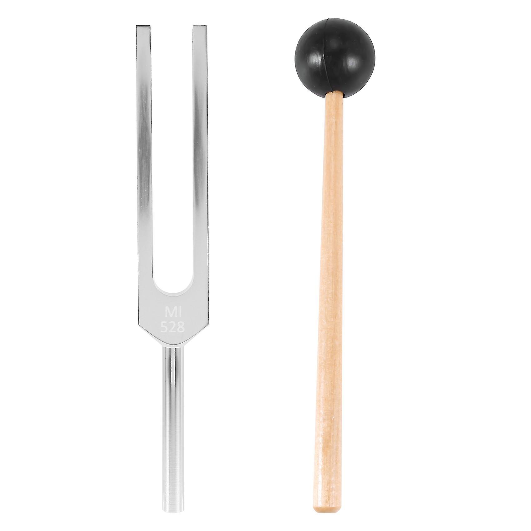 Aluminum Alloy + Wood Tuning Fork Hammer Ball Diagnostic 528hz With Mallet Set Nervous System Testi