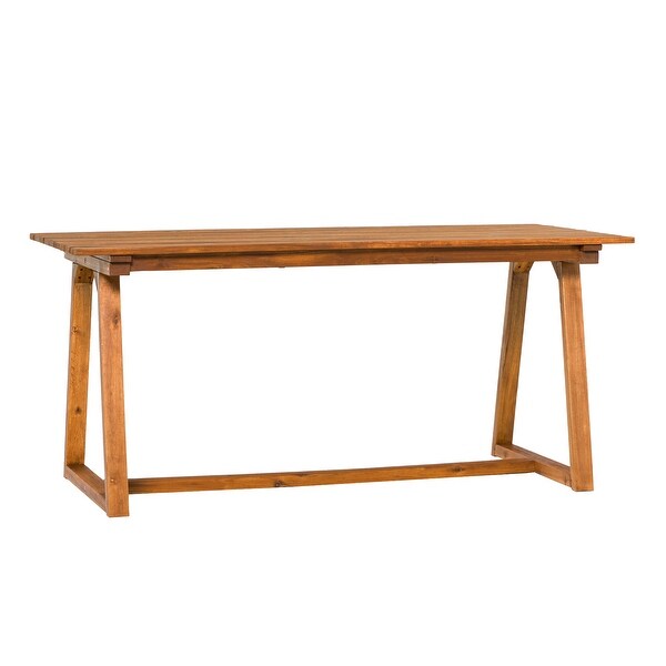 Middlebrook SlatTop Solid Wood Patio Dining Table