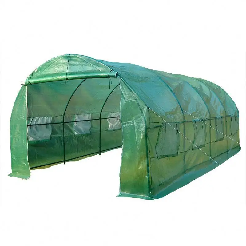 The Factory Supplies Fair  Price High Quality Waterproof Outdoor Agricultural With Easy Garden Construction Greenhouses/