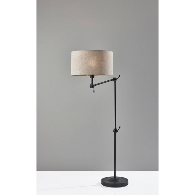 Willard Multi Joint Floor Lamp Dark Bronze Adesso