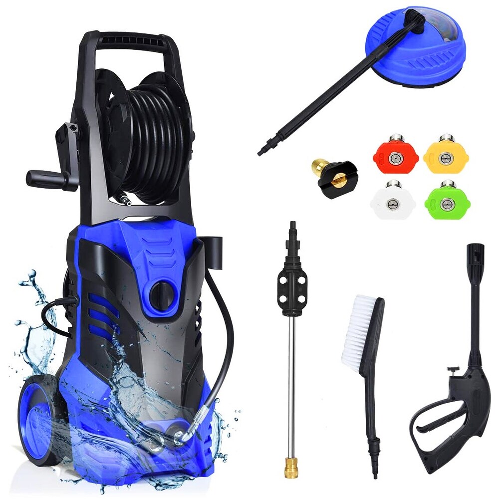 2200W 2.0 GPM Electric Pressure Washer with 5 Nozzles