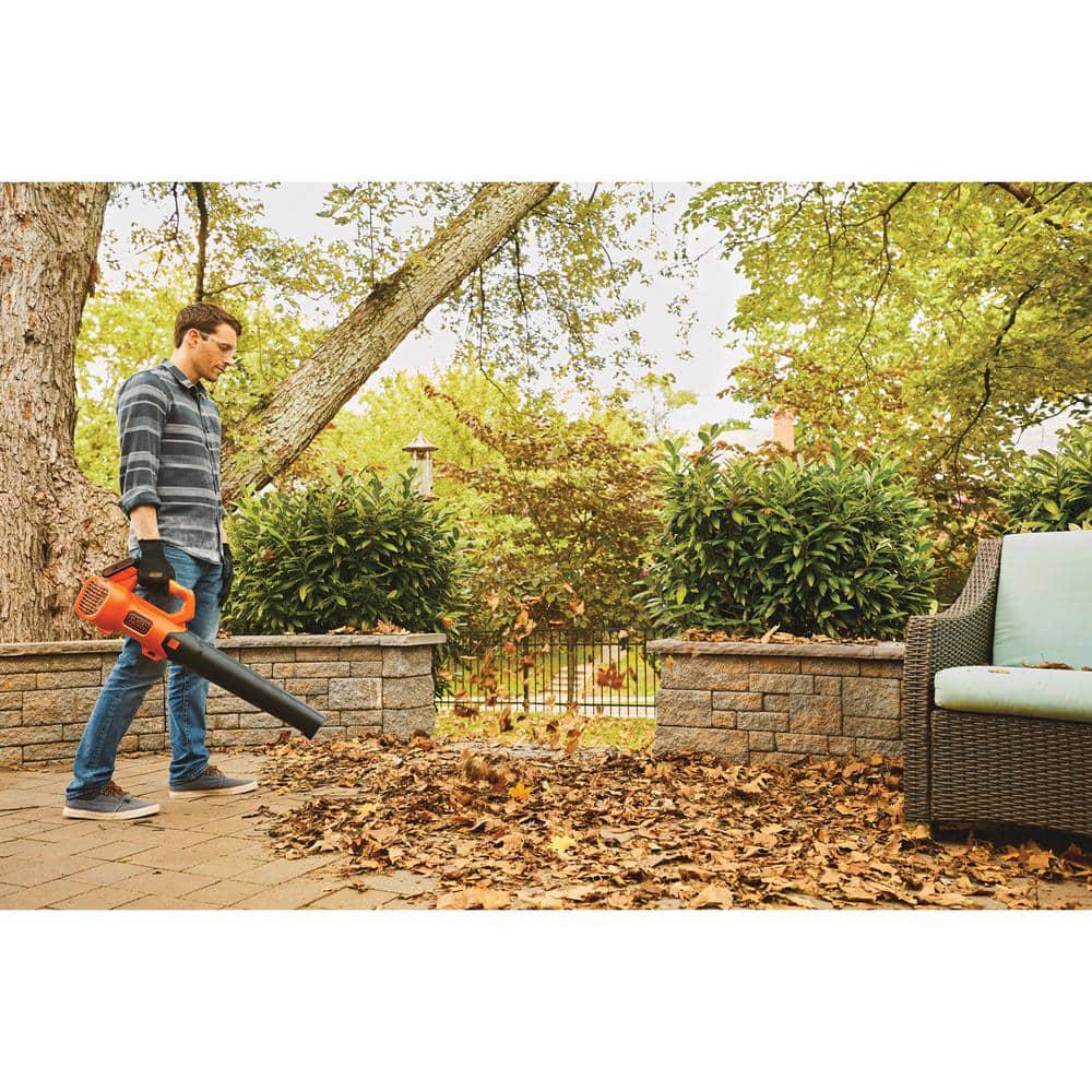 BLACKDECKER 20V MAX 90 MPH 320 CFM Cordless Battery Powered Handheld Leaf Blower Kit with