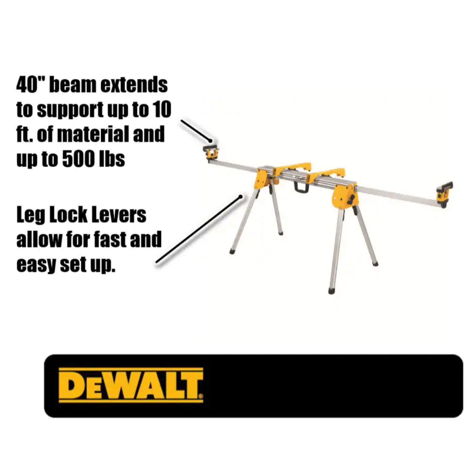 Dewalt Miter Saw Stand， Compact (DWX724)