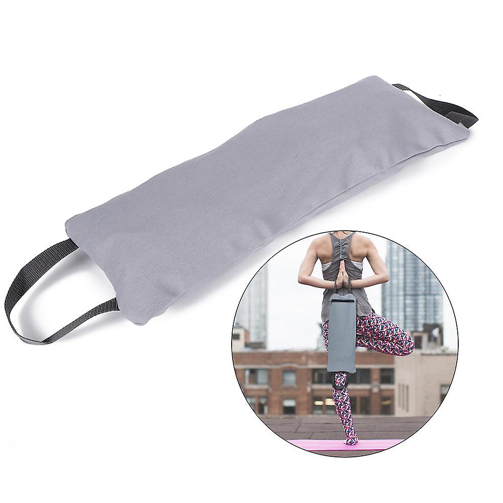 Durable Weightlifting Sandbag Fitness Training Thin Arm Yoga Storage Bag Fillable Accessoryyoga Bag Gray