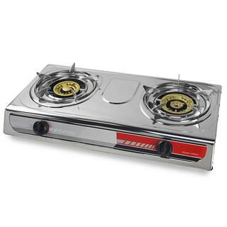 Stark Portable 24000 BTU Propane Gas Stove-Top Double Burner Fryer Outdoor Camping Tailgate Stoves Cooktop 95501-H2