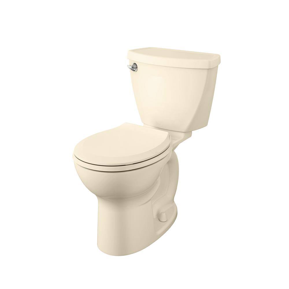 American Standard Cadet 3 FloWise Tall Height 2-Piece 1.28 GPF Single Flush Round Toilet with Slow Close Seat in Bone 3377.128ST.021