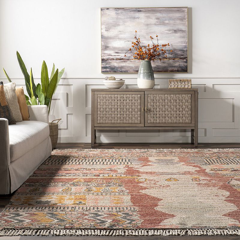 nuLoom Vintage Flatweave Hermina Area Rug