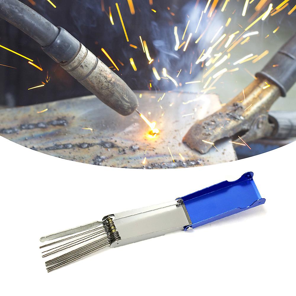 13 In 1 Welding Torch Nozzle Tip Cleaner Blue Metal Shell For Soldering No.244904