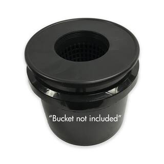 Viagrow 6 in. Black Pot Bucket Lid Insert (6-Pack) V6ML-6