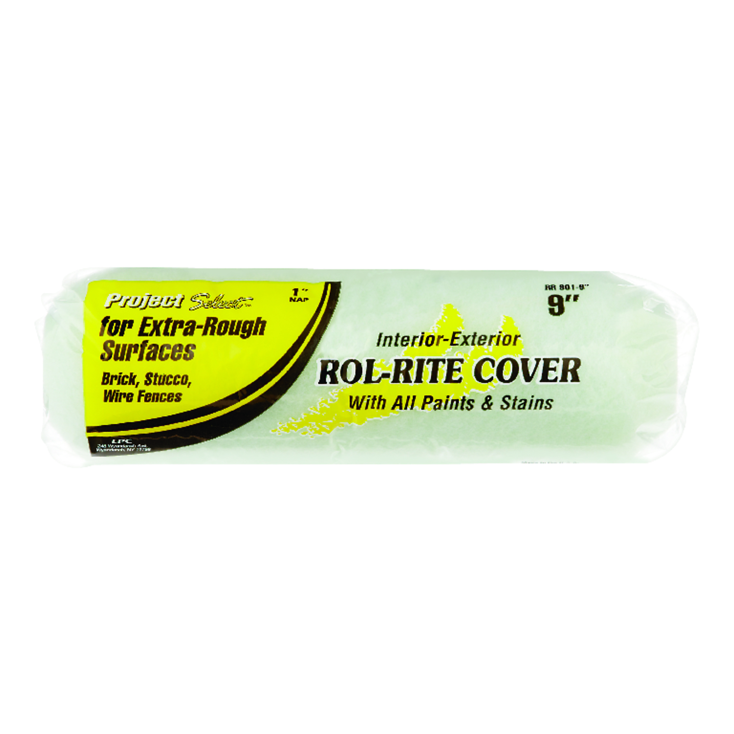 Linzer Rol-Rite Polyester 9 in. W X 1 in. Regular Paint Roller Cover 1 pk