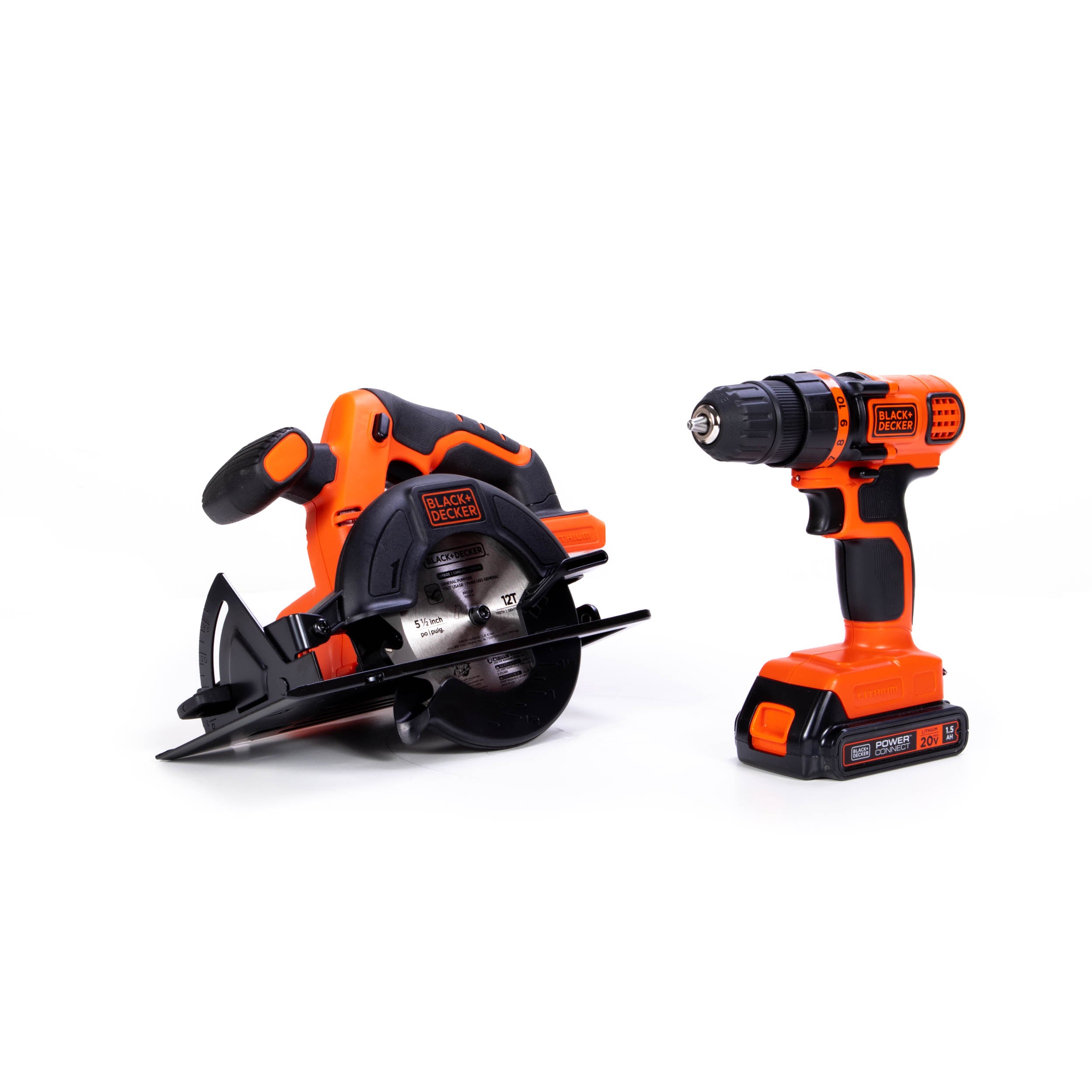 20V MAX* POWERCONNECT™ Cordless Drill/Driver + Circular Saw Combo Kit