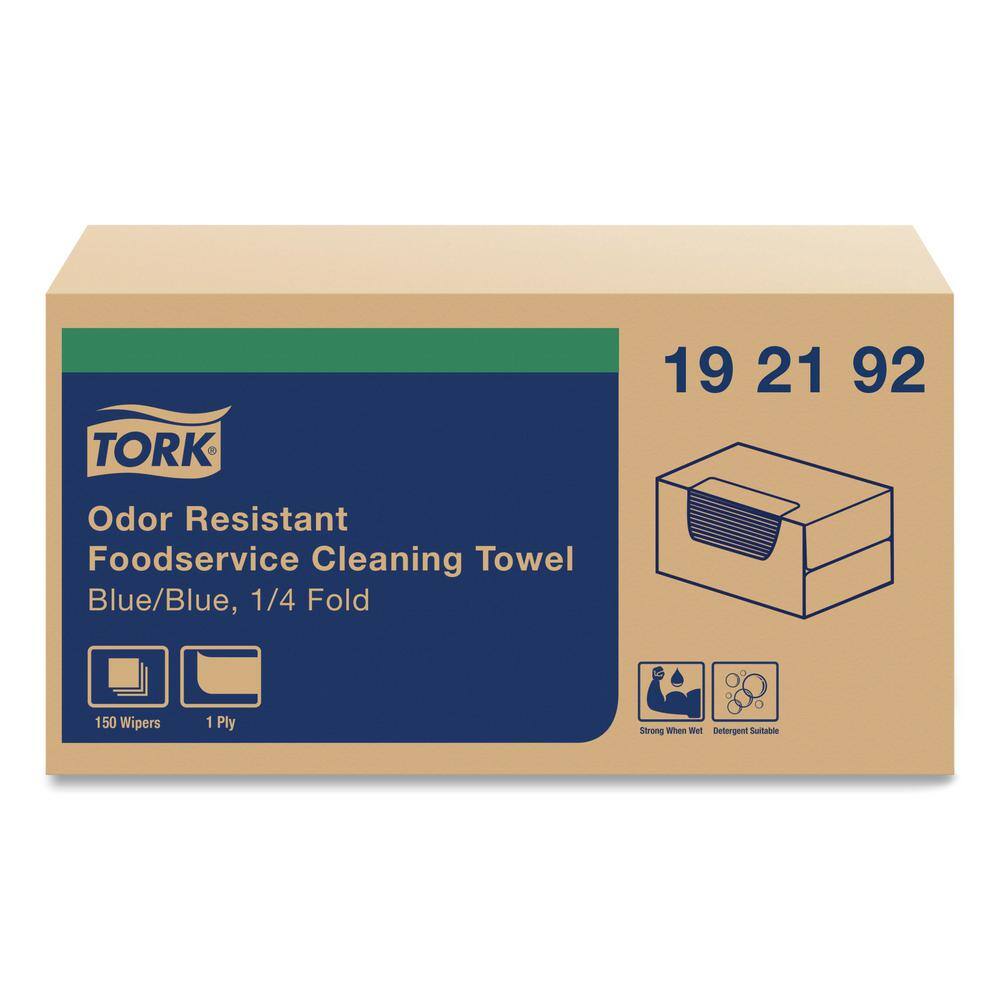 TORK 13 in. x 24 in. Blue Food Service Cleaning (150Box) TRK192192