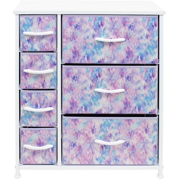 Dresser w/ 7 Drawers， Furniture Storage and Chest Tower for Bedroom - - 34478481