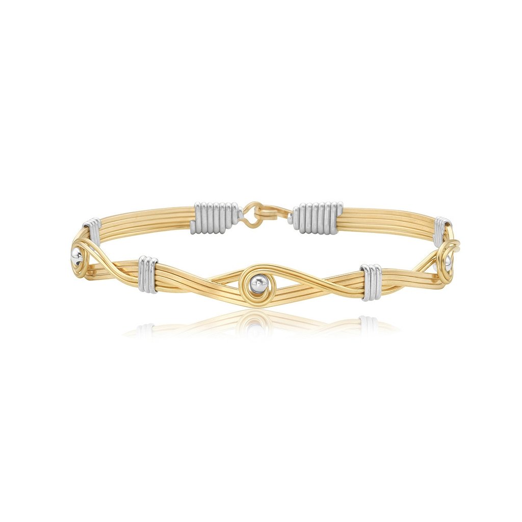 Ronaldo Jewelry  Poetry In Motion Bracelet in Gold/Silver