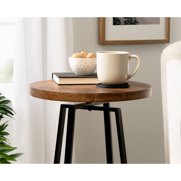 Kate and Laurel Zia Round Side Table