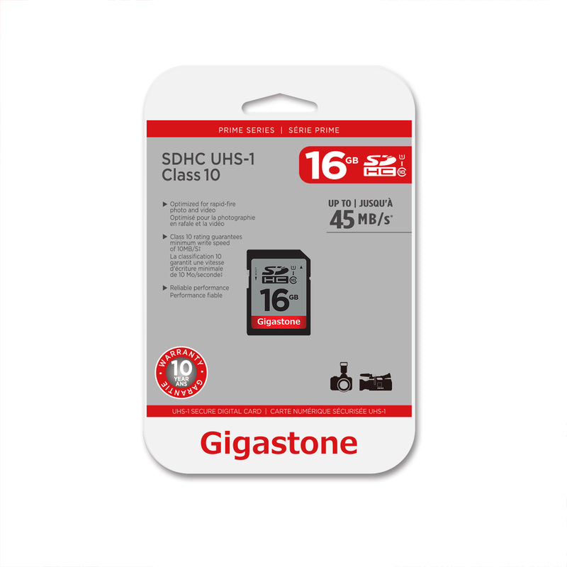 GIGASTONE 16GB SDHC CARD