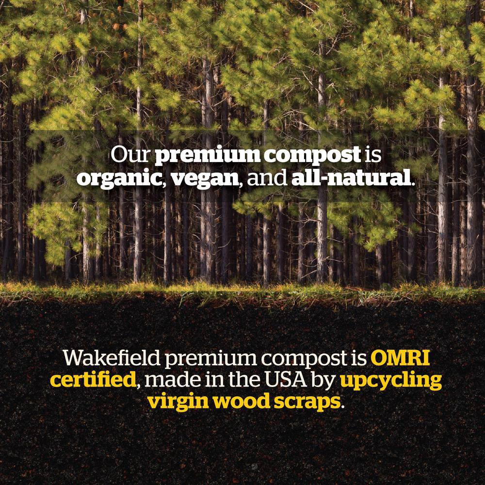 WAKEFIELD Premium Compost Soil Amendment - 1 cu. ft. Bag 04107