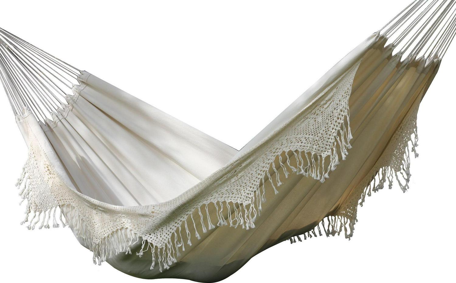 Vivere Tree Hammock， Off-White