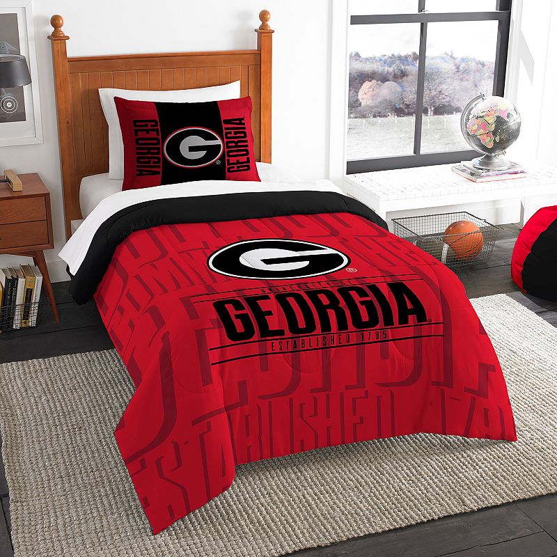 Georgia Bulldogs Modern Take Twin Comforter Set by The Northwest