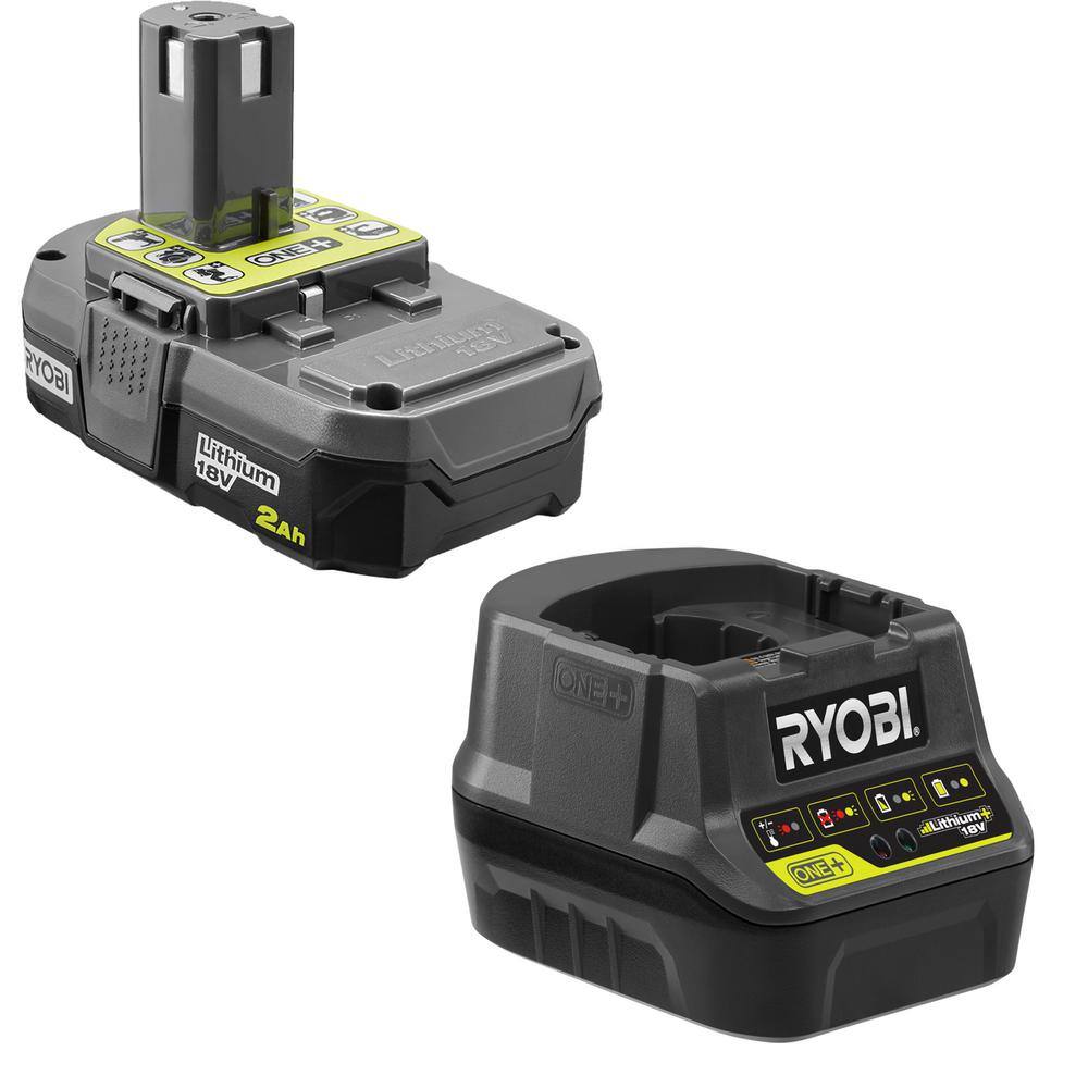 RYOBI ONE+ 18V Cordless Battery FoggerMister with 2.0 Ah Battery and Charger P2850