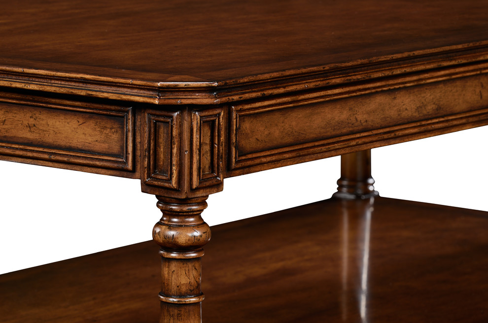 Victorian Style Walnut Coffee Table   Traditional   Coffee Tables   by HedgeApple  Houzz