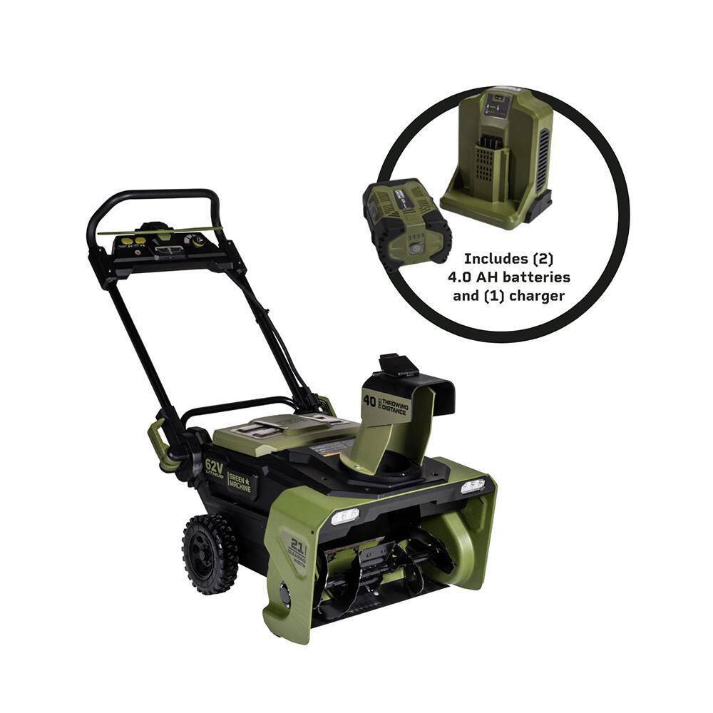 Green Machine 21 in. Single Stage Electric Snow Blower GMSB6200-SS