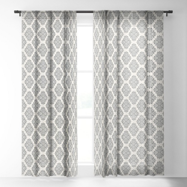 X 50 quot Single Panel Sheer Window Curtain Society6