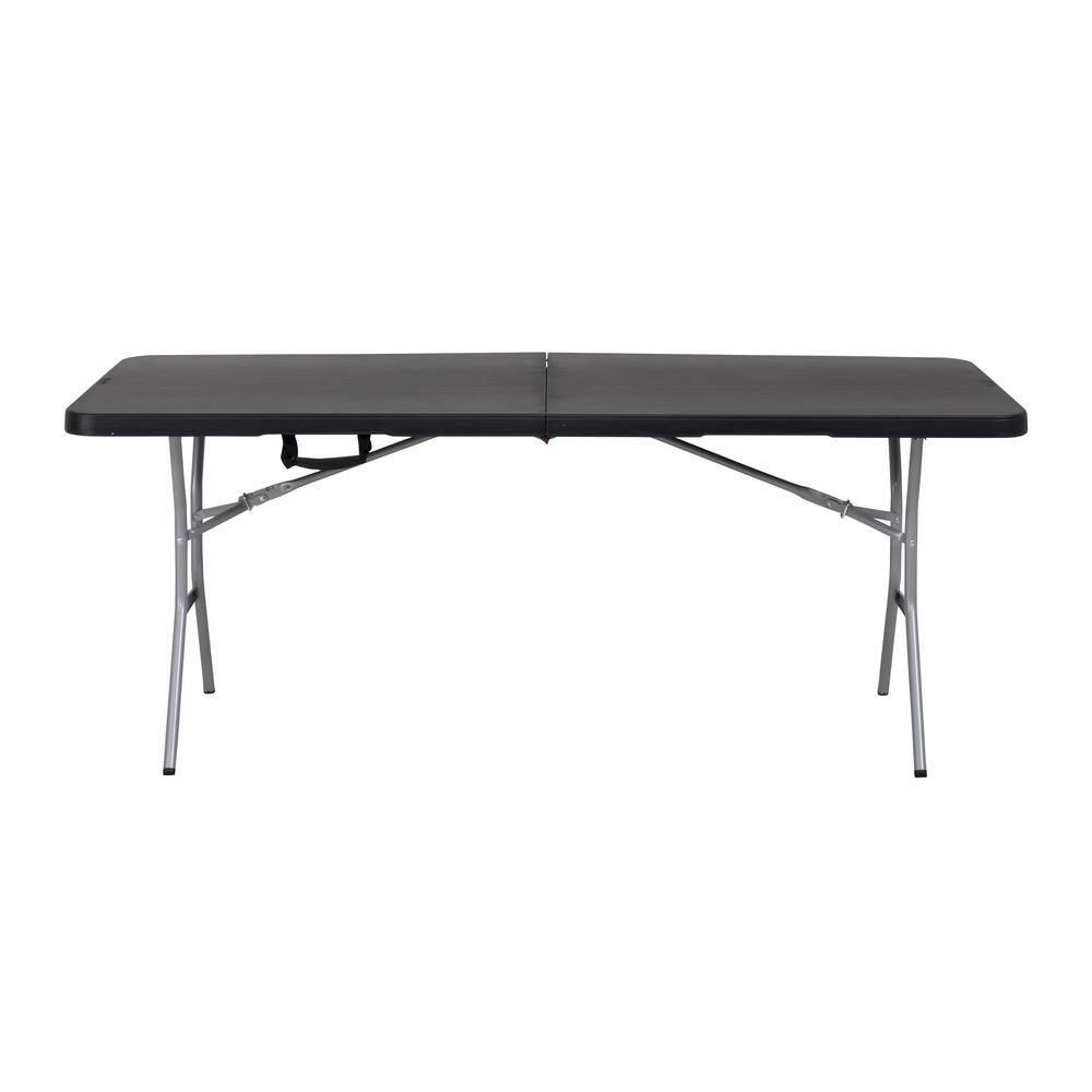 Lifetime Rectangular Black Resin Folding Banquet Tables 80852