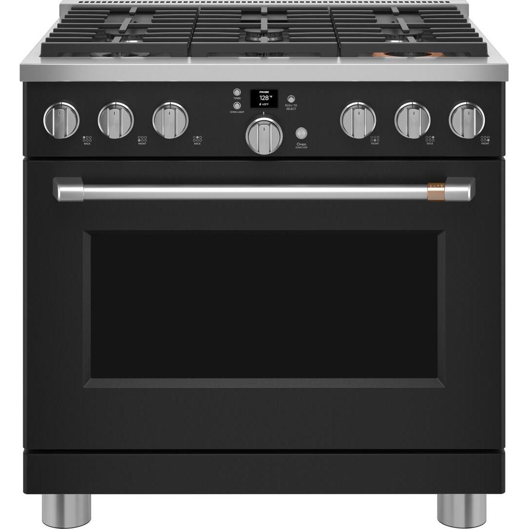 Café 36-inch Freestanding Gas Range with WI-FI Connect CGY366P3TD1