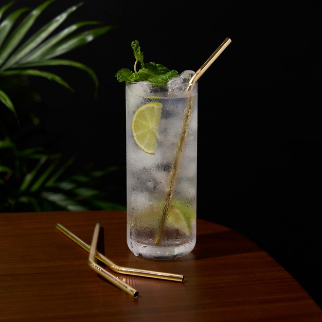 Gold Cocktail Straws By Viski