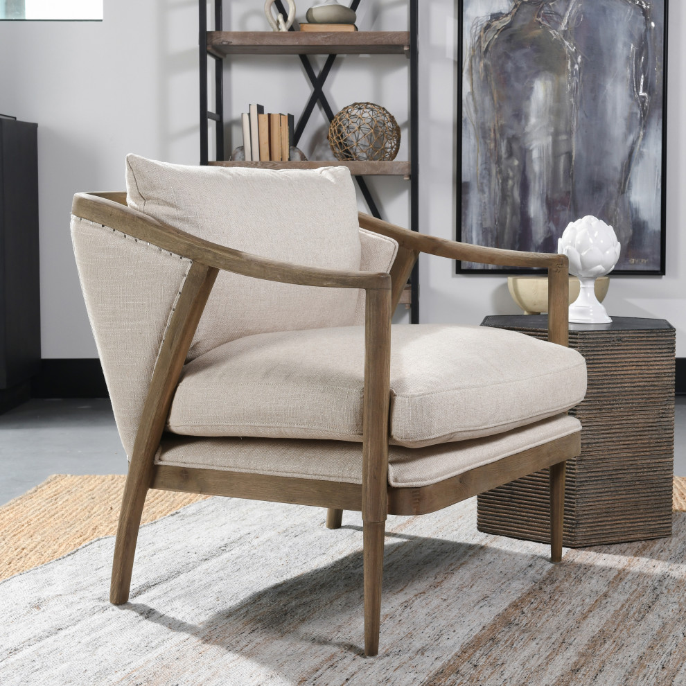 Amira Accent Chair By Kosas Home   Midcentury   Armchairs And Accent Chairs   by Kosas  Houzz