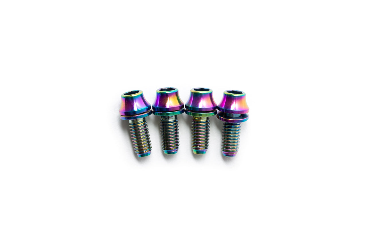 State Bicycle Co. - Titanium Bottle Cage / Mounting Bolts (4-pack)