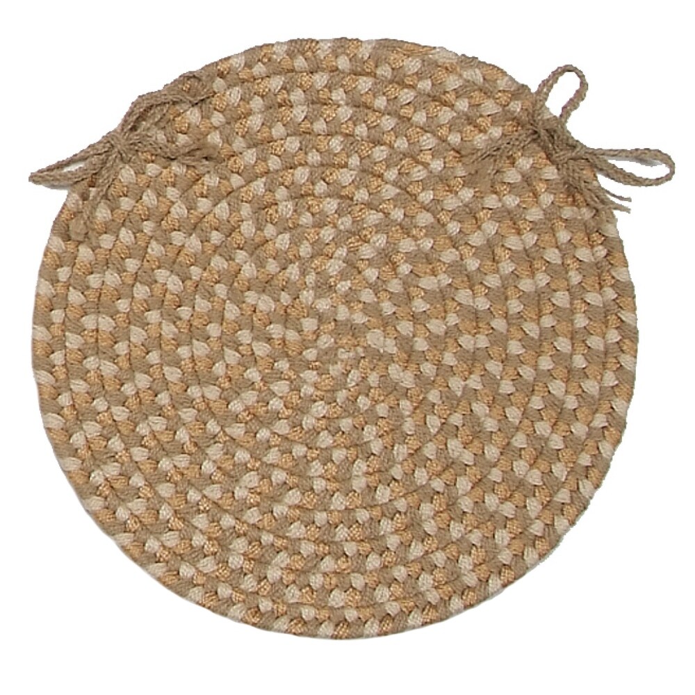 Brook Farm Machine Washable Round Chair Pads