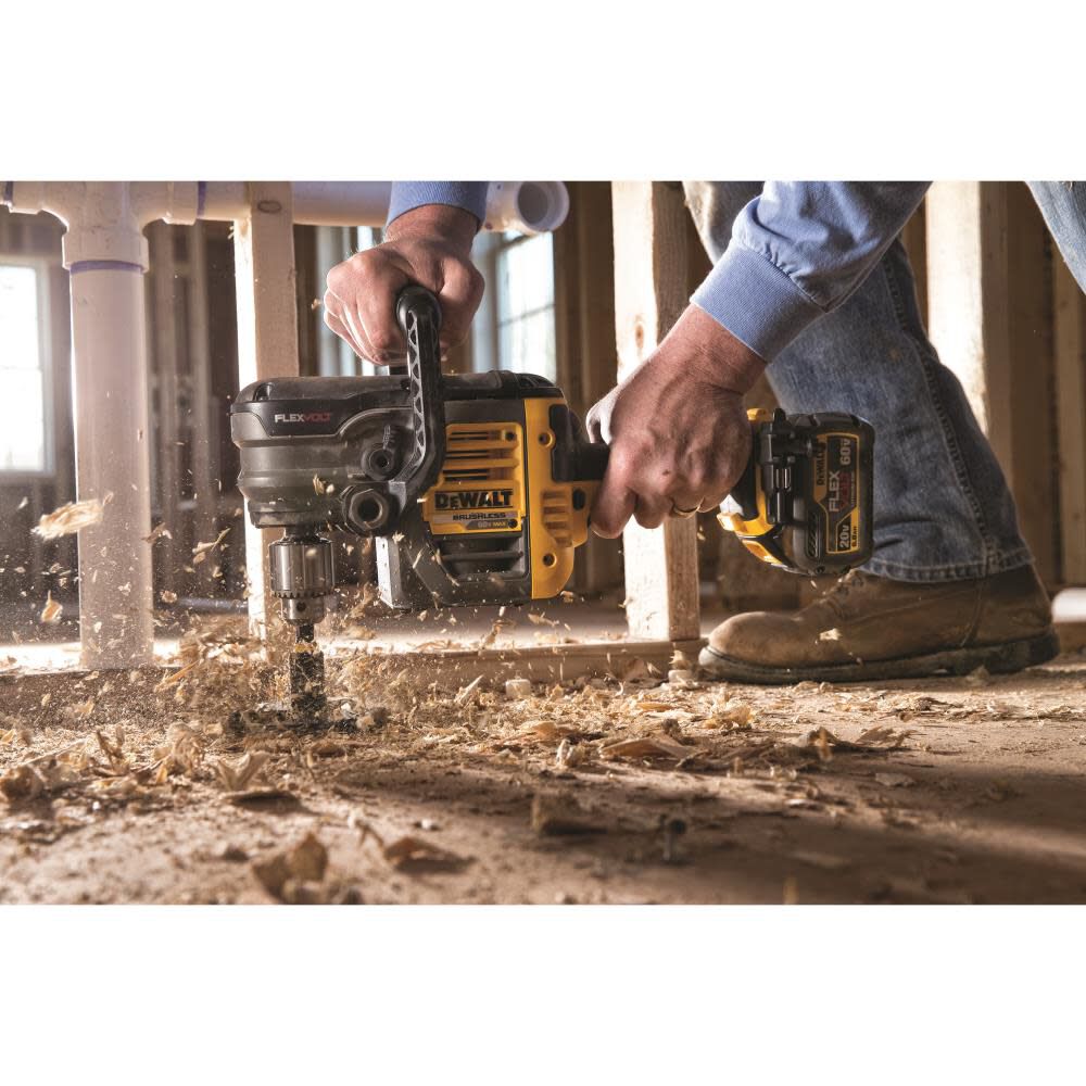 DEWALT FLEXVOLT 60V MAX* VSR Stud and Joist Drill Kit with E-Clutch System DCD460T2 from DEWALT