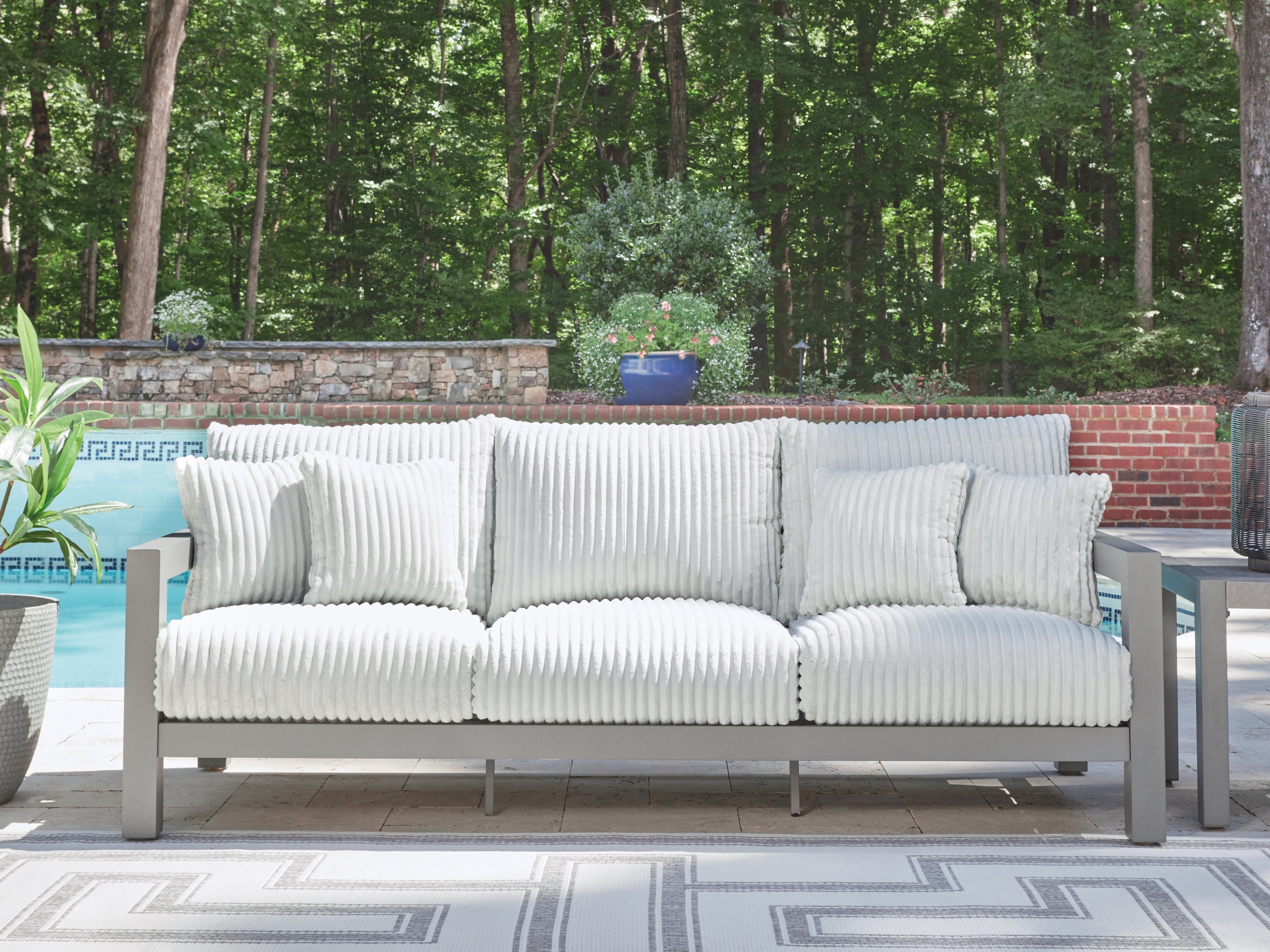 Moonlight View Outdoor Sofa with Cushion