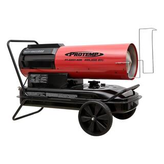 ProTemp 220000 BTU Forced Air KeroseneDiesel Space Heater with Silent Drive PT-220T-SDR