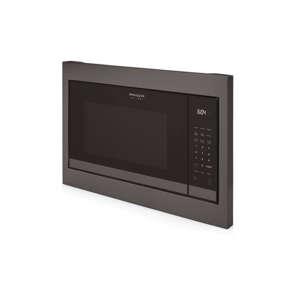 FRIGIDAIRE GALLERY 27 in. Trim Kit for Built In Microwaves in Black Stainless Steel GMTK2768AD