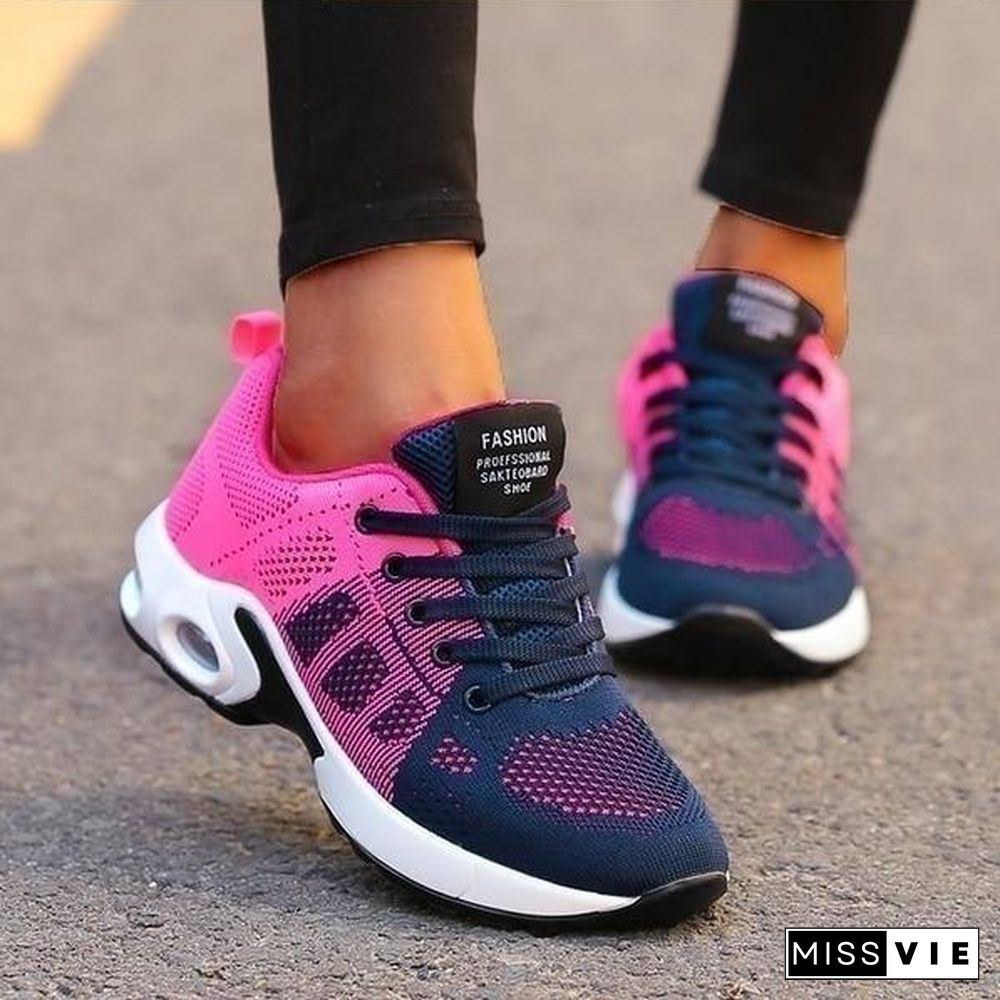 Women Running Shoes Breathable Casual Shoes Outdoor Light Weight Sports Shoes Casual Walking Sneakers Tenis Feminino Shoes