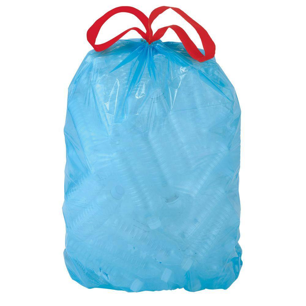 Husky 30 Gal. Blue Recycling Bags (50-Count) HK30DS050BU