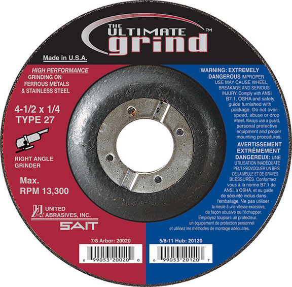 SAIT 22414 Type 27 4 1/2 X 1/4 X 7/8 Ultimate Grin...