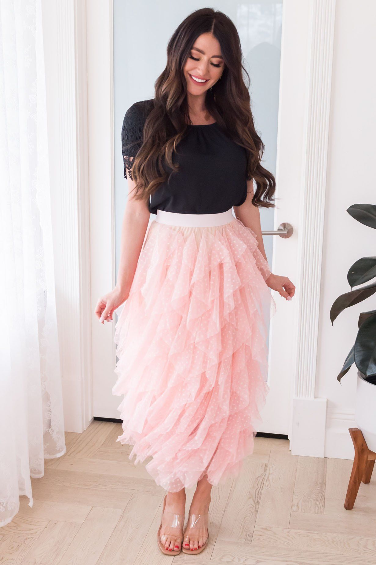 Polka Dot Party Tulle Skirt