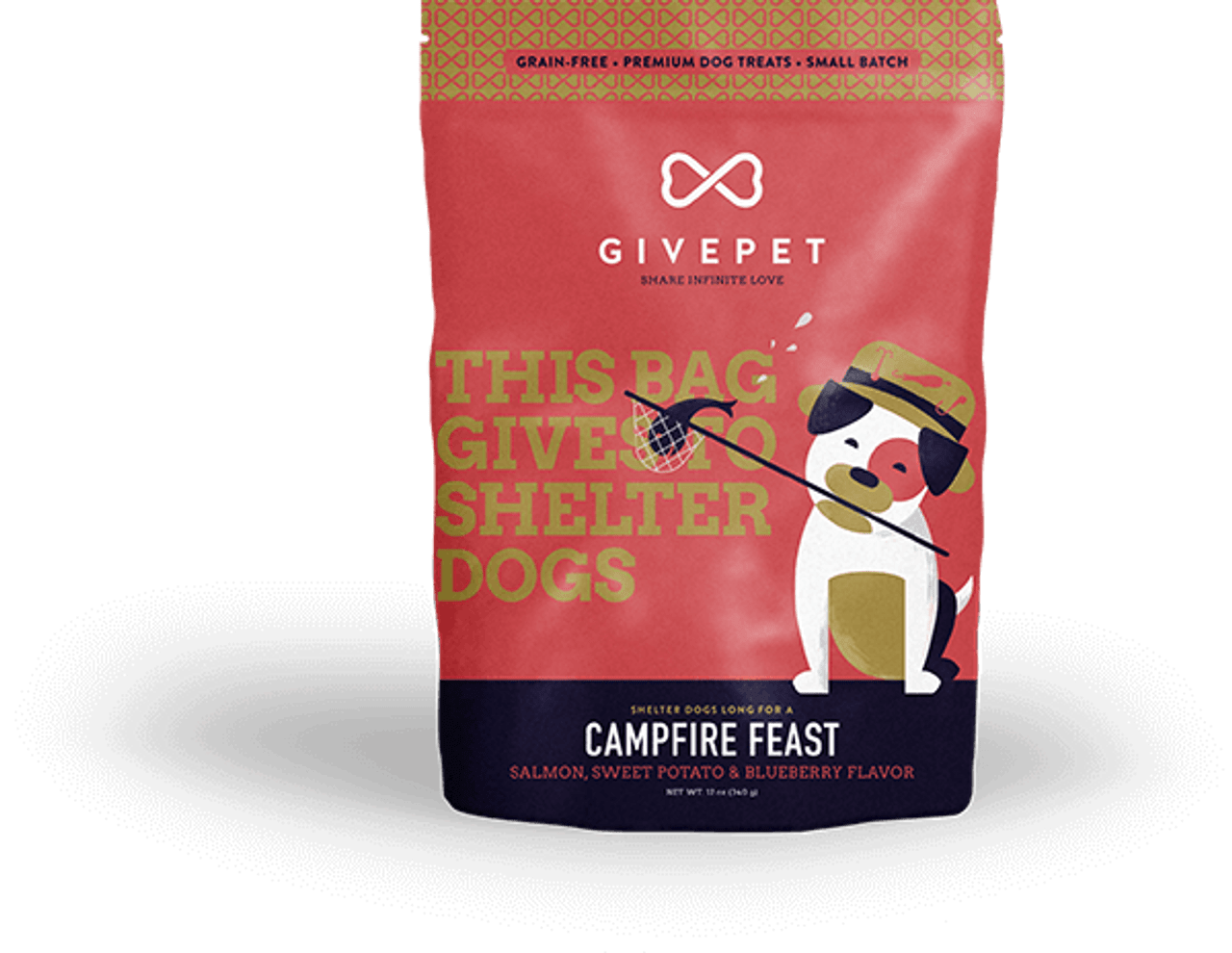 GivePet Dog Biscuits， Campfire Feast， 12 Ounces