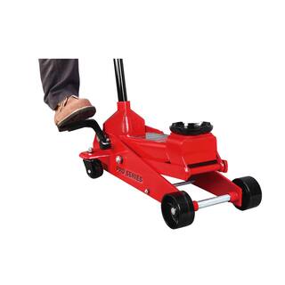 Big Red 3.5-Ton Floor Jack with Foot Pedal T83502