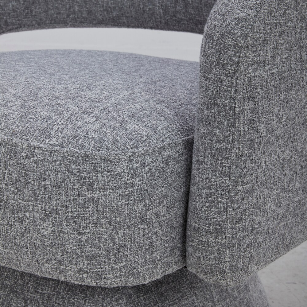 Jamie Swivel Fabric Accent Chair