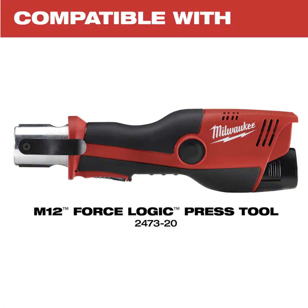 Milwaukee M12 Force Logic 3/4 in. Copper Press Tool Jaw (49-16-2451)