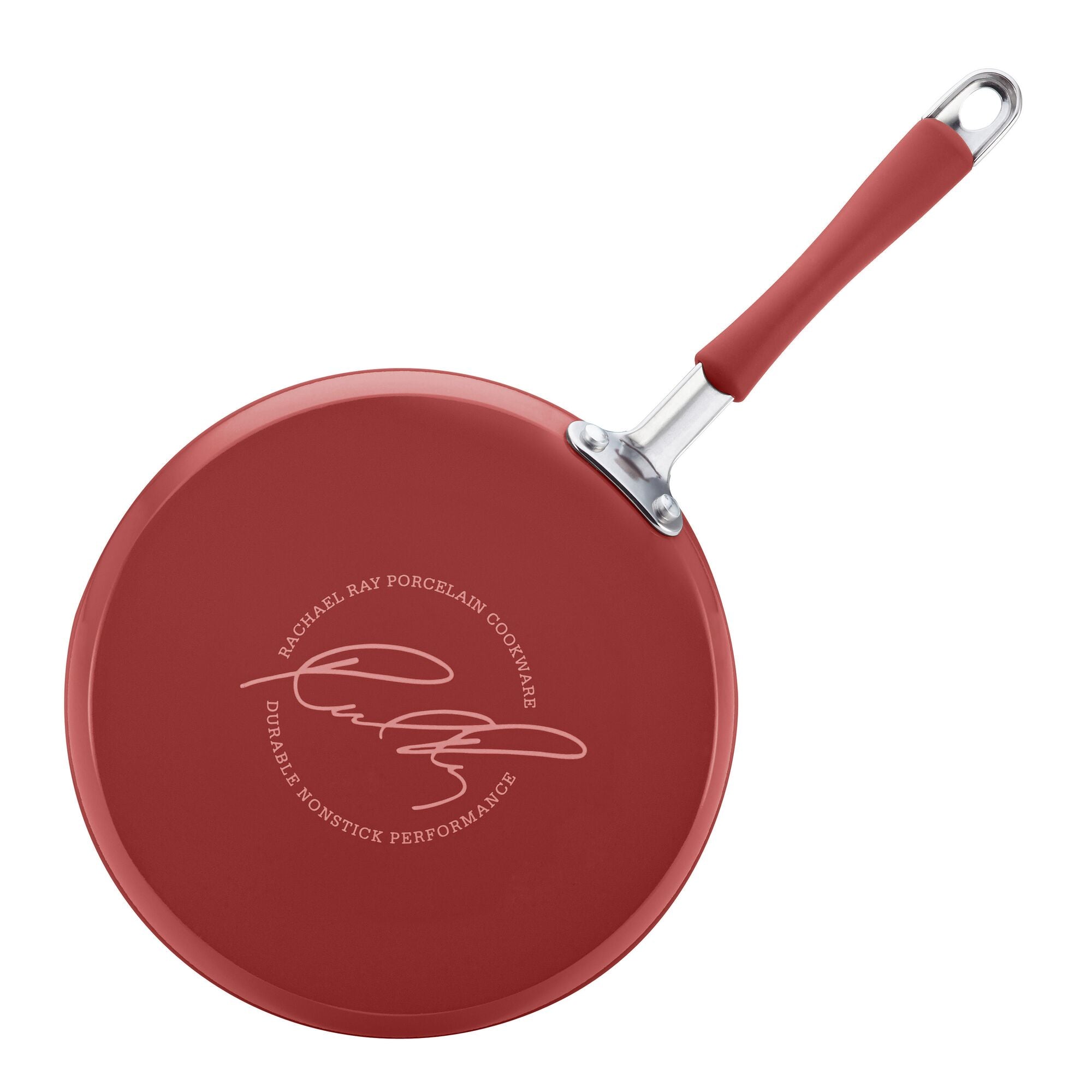 Rachael Ray Cucina 12 Piece Red Porcelain Enamel Cookware Set