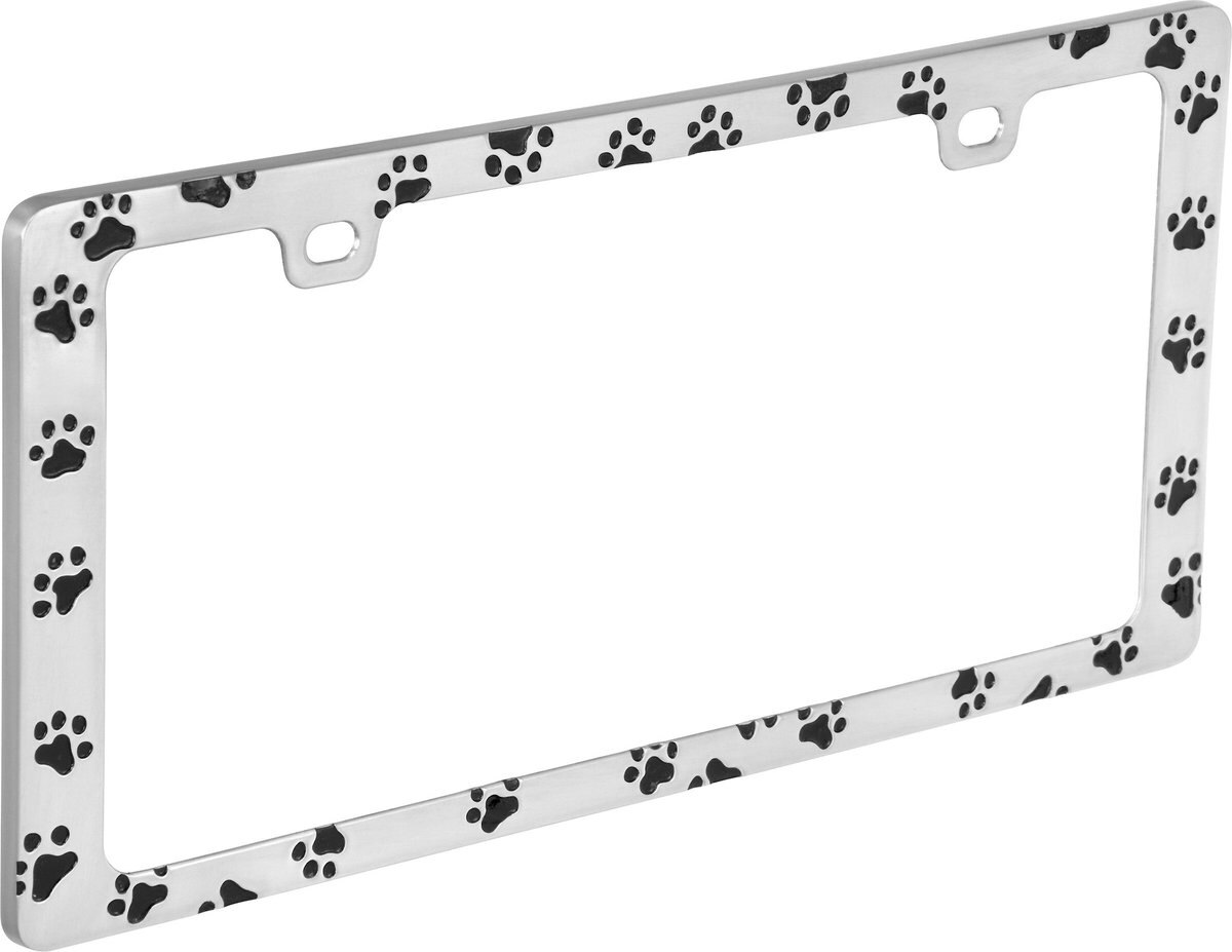 Bell Automotive Paw Print License Plate Frame