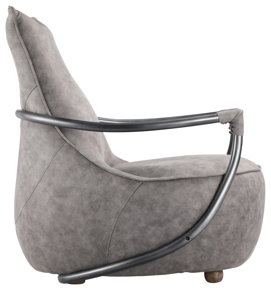 Carlisle Club Chair   Contemporary   Armchairs And Accent Chairs   by Kolibri Decor  Houzz