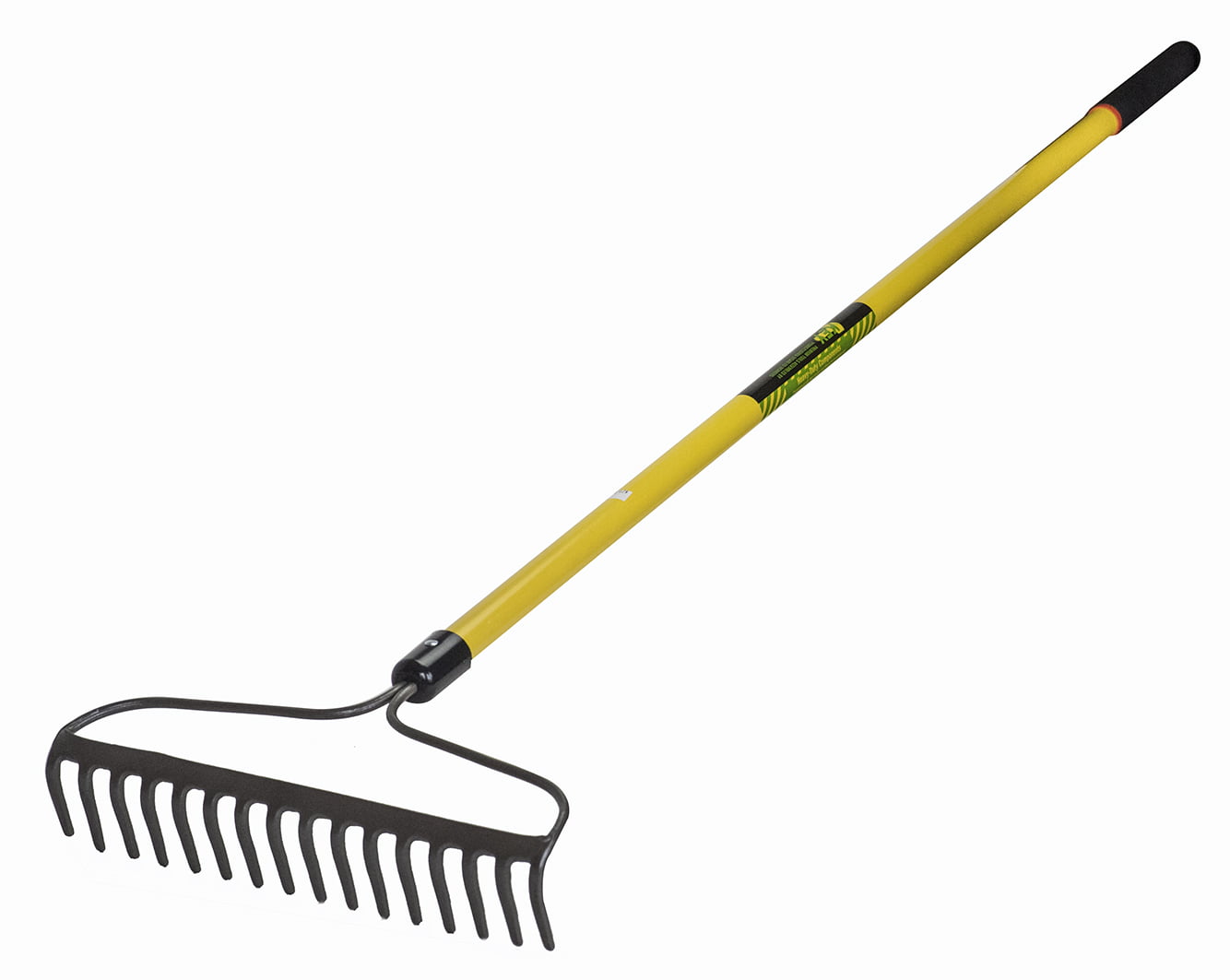 Bon 84-212 Bow Head Rake, 16 Teeth 54-Inch Wood Handle